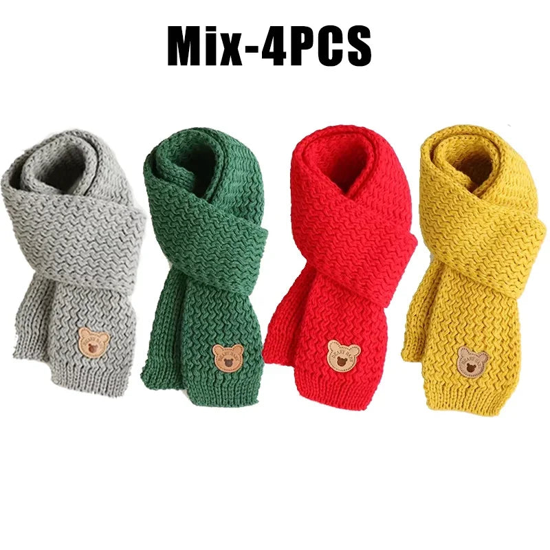 Kids Winter Warm Neck Collar Scarf