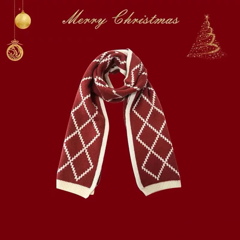 Christmas Cashmere Scarf Gift for Women