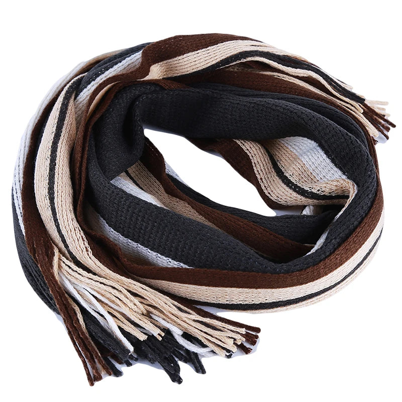 Men's Comfortable Soft Warm Wool Winter Scarf