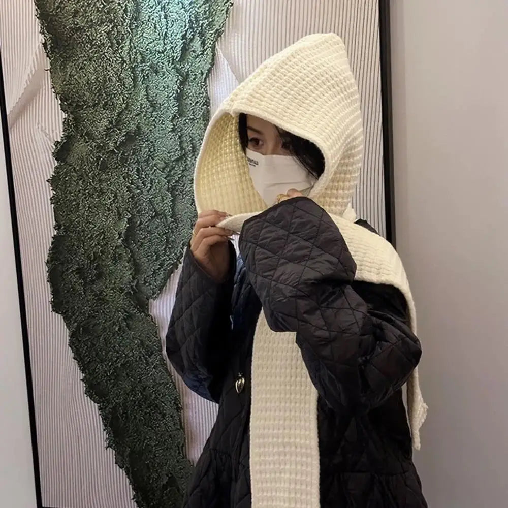 Hooded Scarf Hat