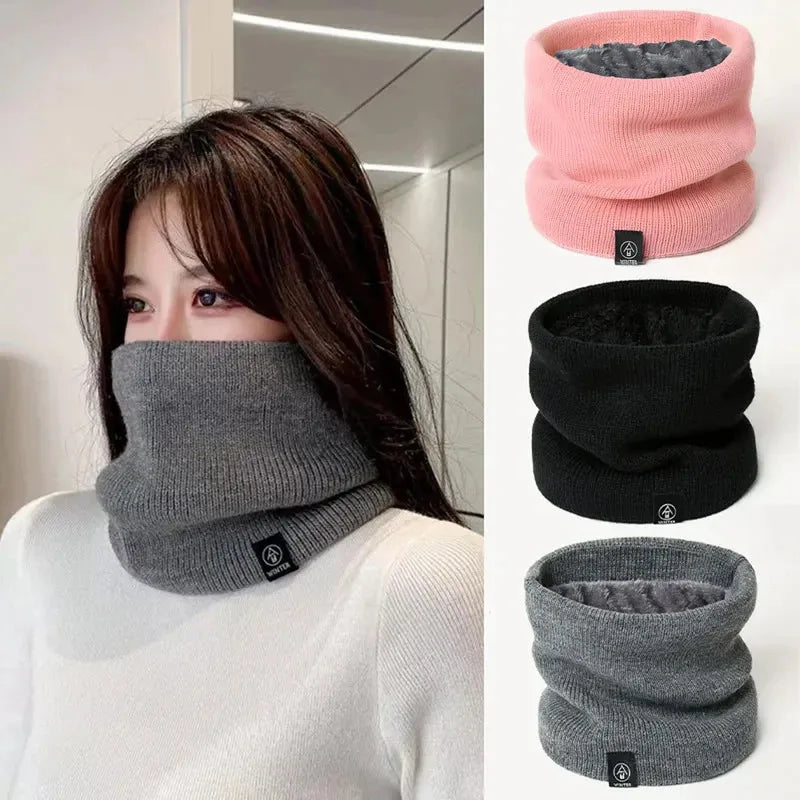Women's Knitted Solid Faux Cashmere Scarf