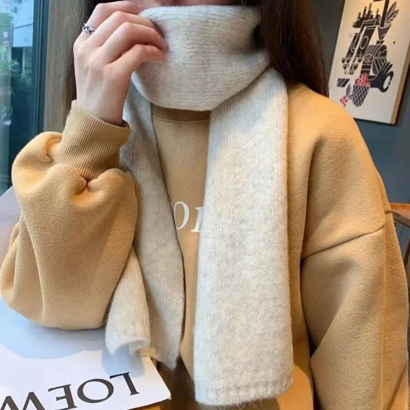 Sheep Wool  Thick Long Winter Scarf