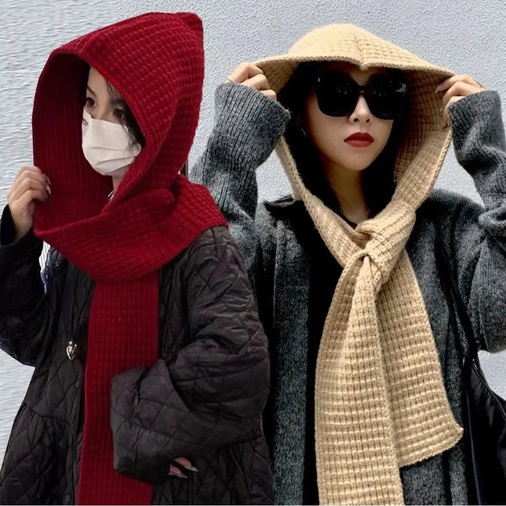 Hooded Scarf Hat