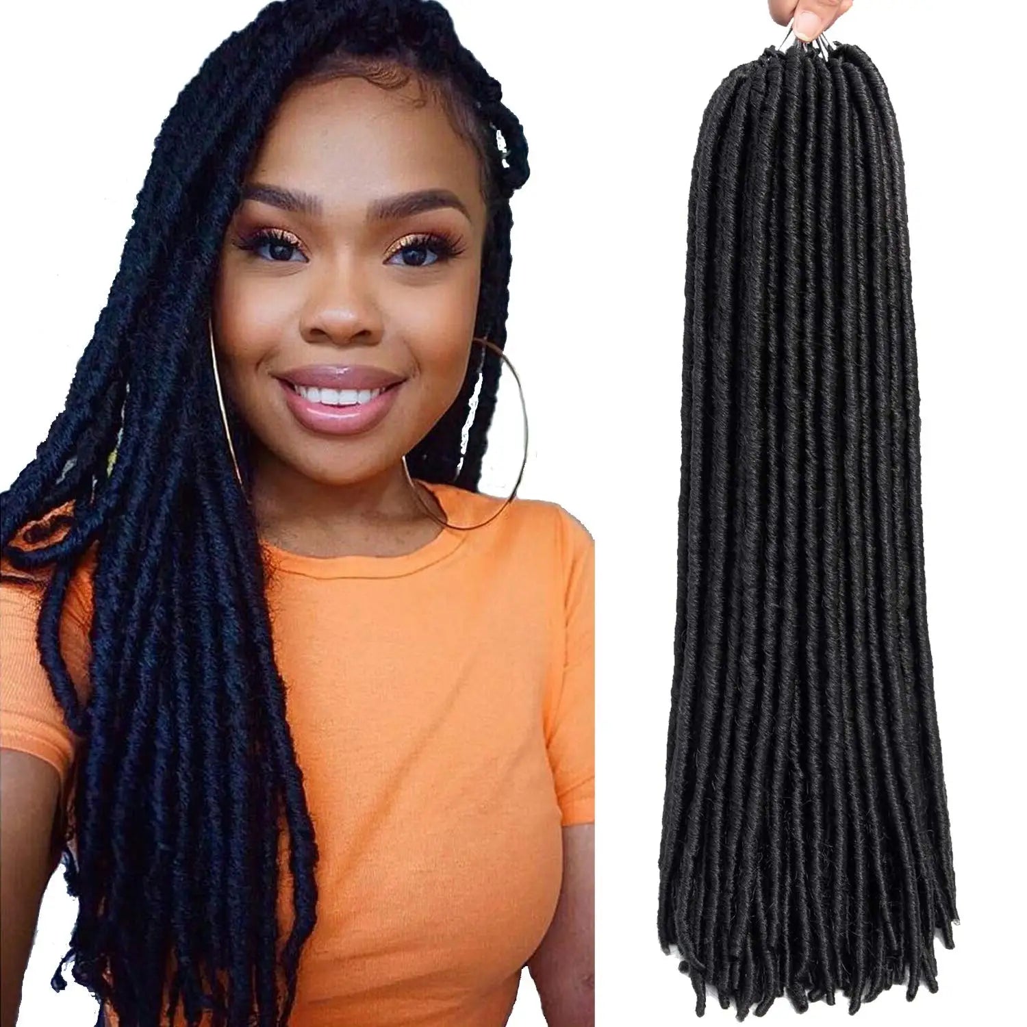 Synthetic Dreadlock Crochet Braids Bundle