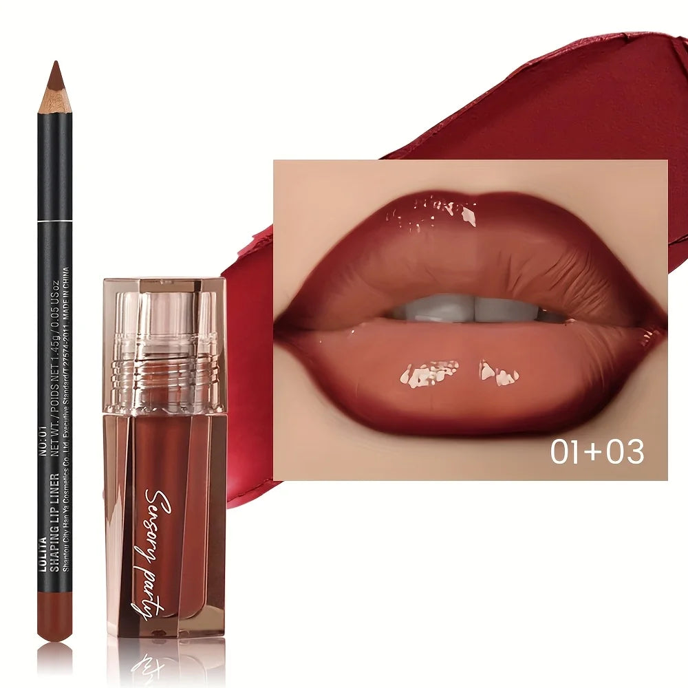Hydrating Lip Gloss & Lip Liner Set