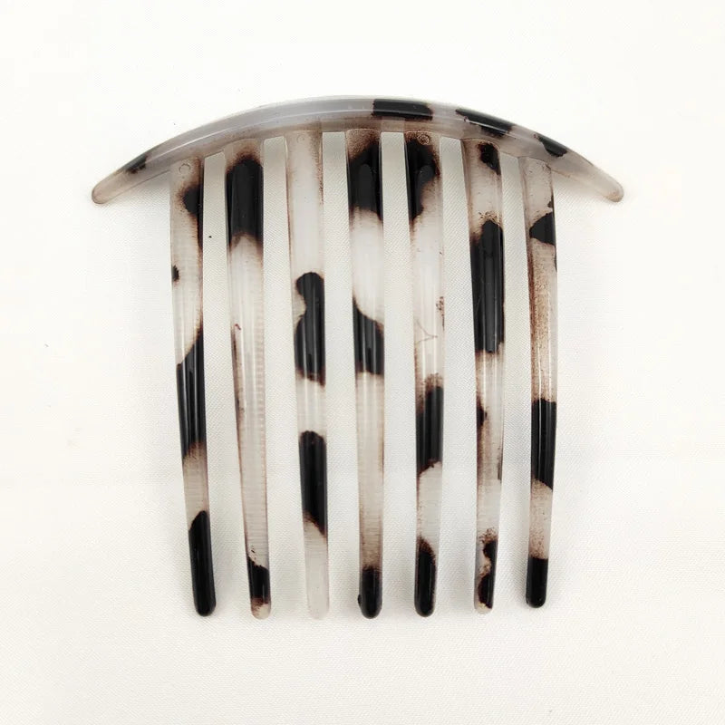 Long Tooth Plastic Leopard Hair Comb