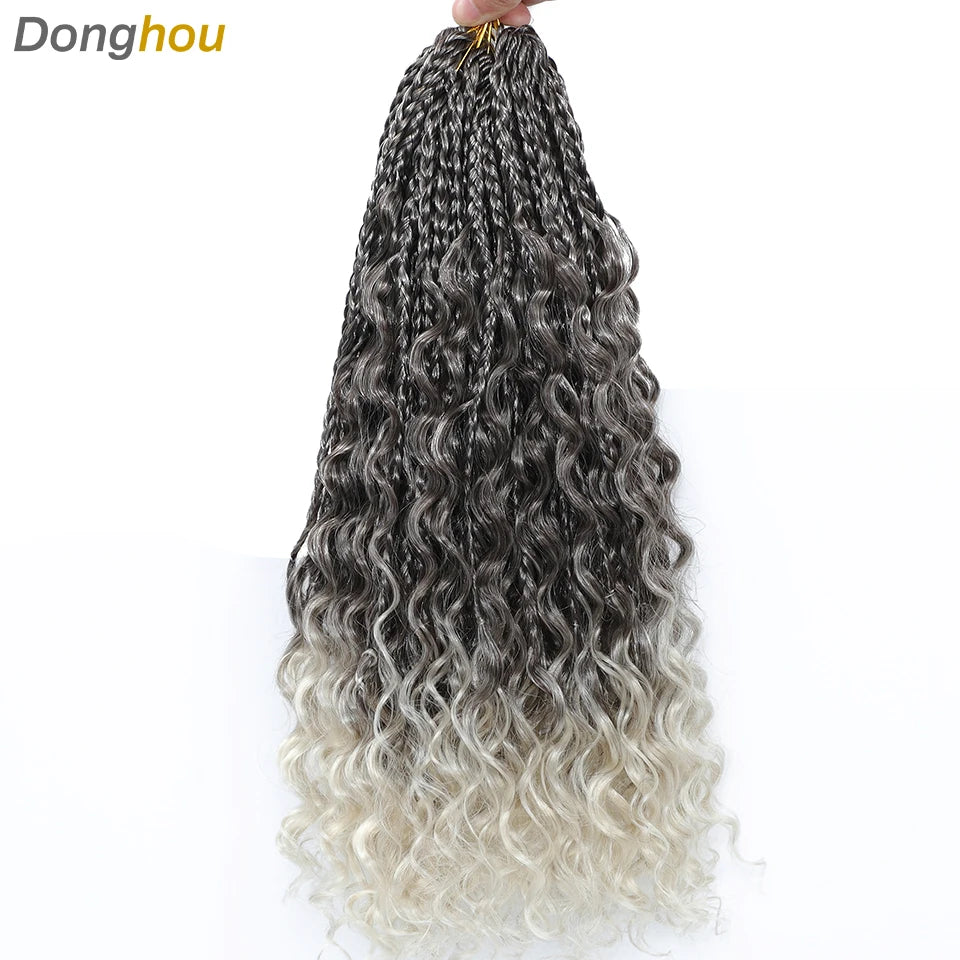 Box Crochet Braids Curly End Bundles - Pre-looped