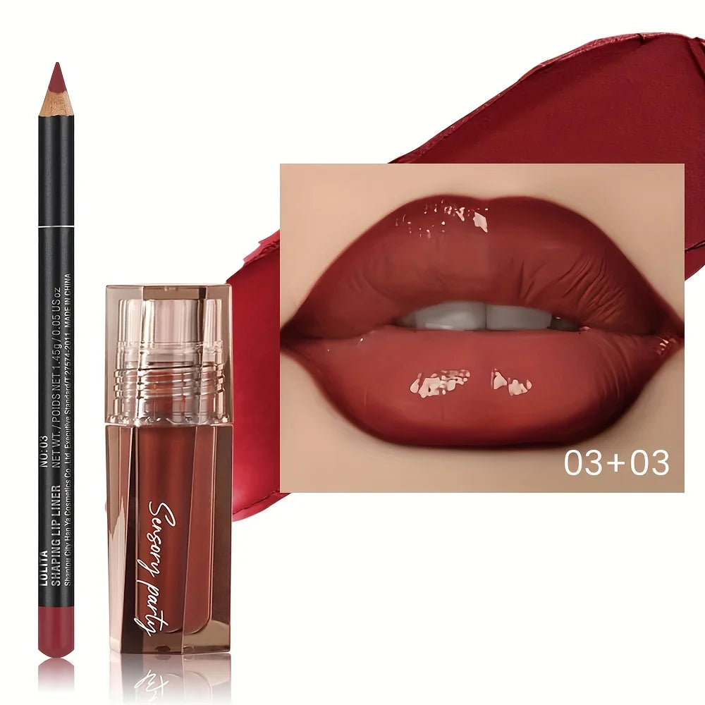 Hydrating Lip Gloss & Lip Liner Set