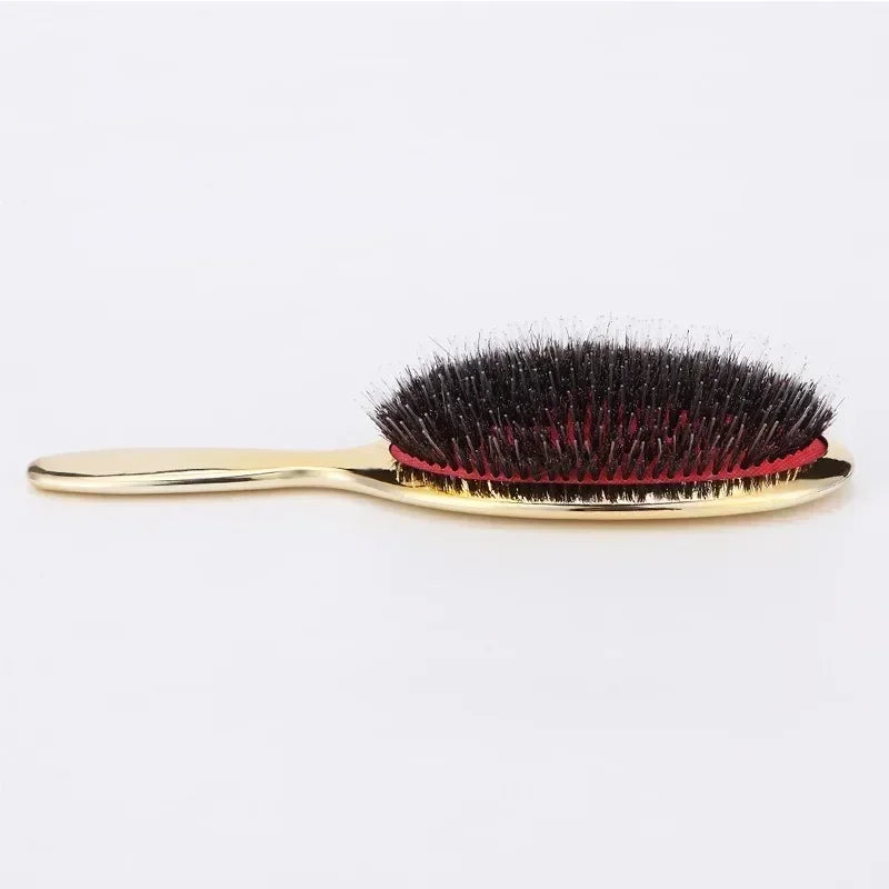 Boar Bristle Comb Massage Hair Brush