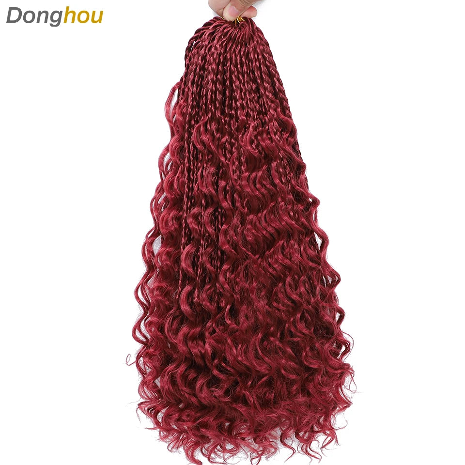 Box Crochet Braids Curly End Bundles - Pre-looped
