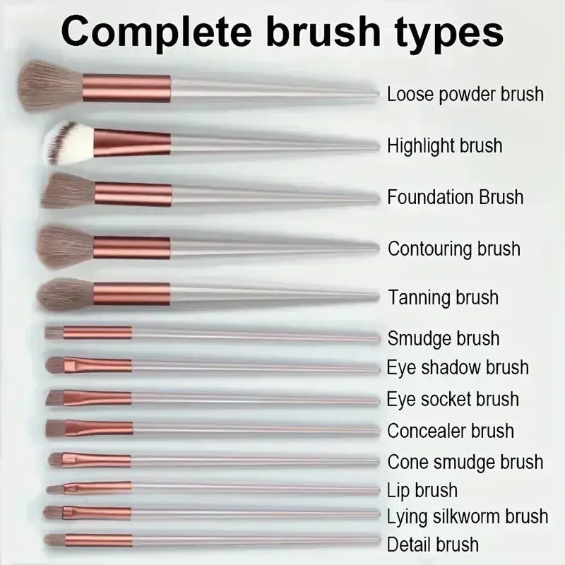 Soft Makeup Brush Set