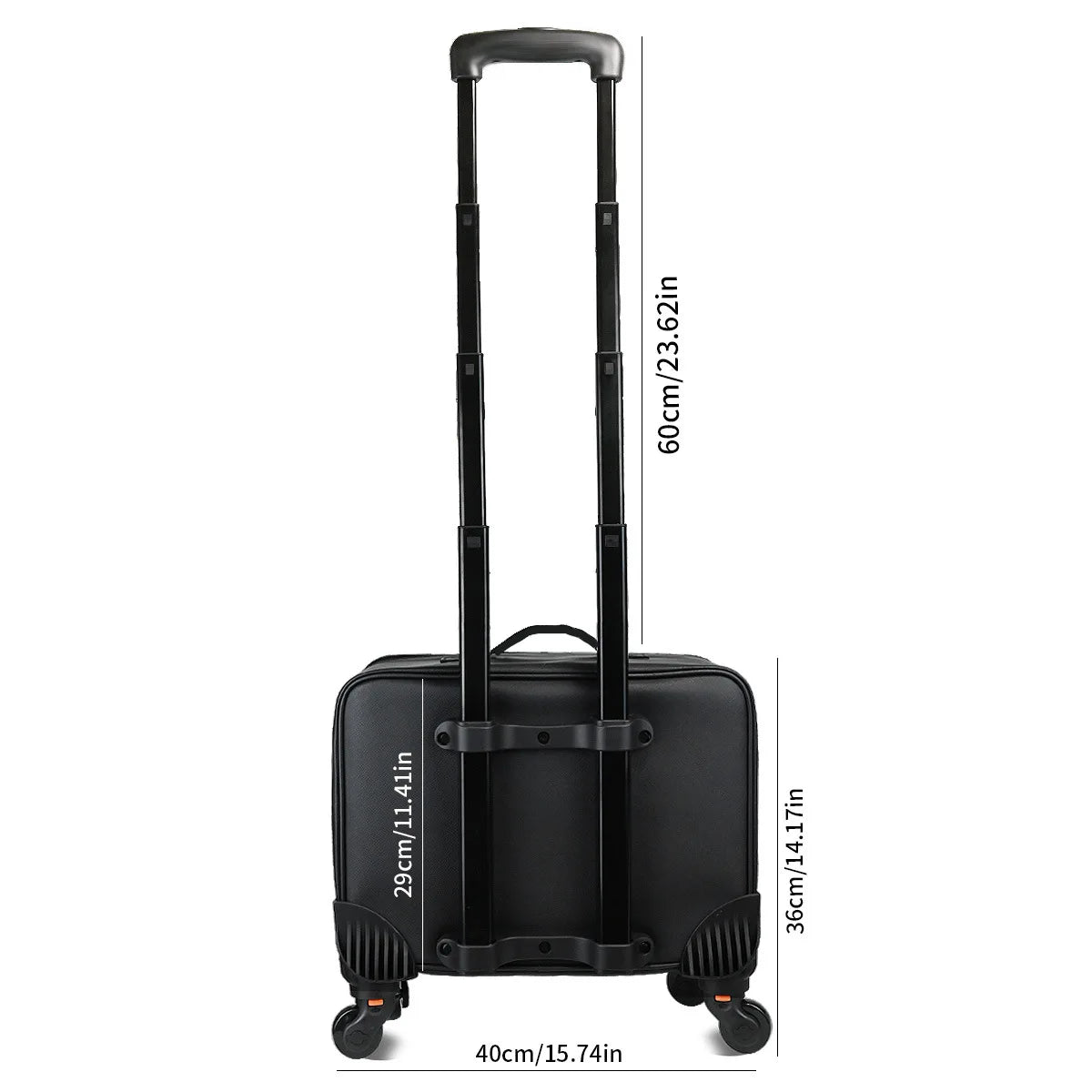 2-in-1 Cosmotology Organizer Travel Case  Train with Detachable Wheels