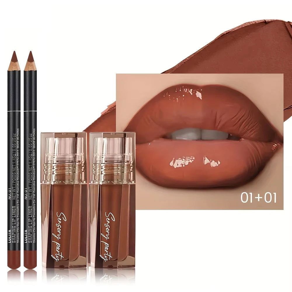 Hydrating Lip Gloss & Lip Liner Set
